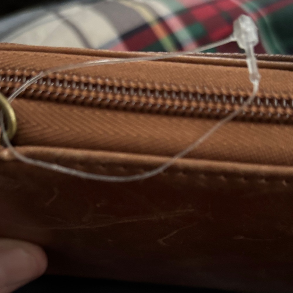NWOT Convertible WRISTLET/ CROSSBODY Wallet THE SAK Embossed Leather Organizer - Picture 7 of 8